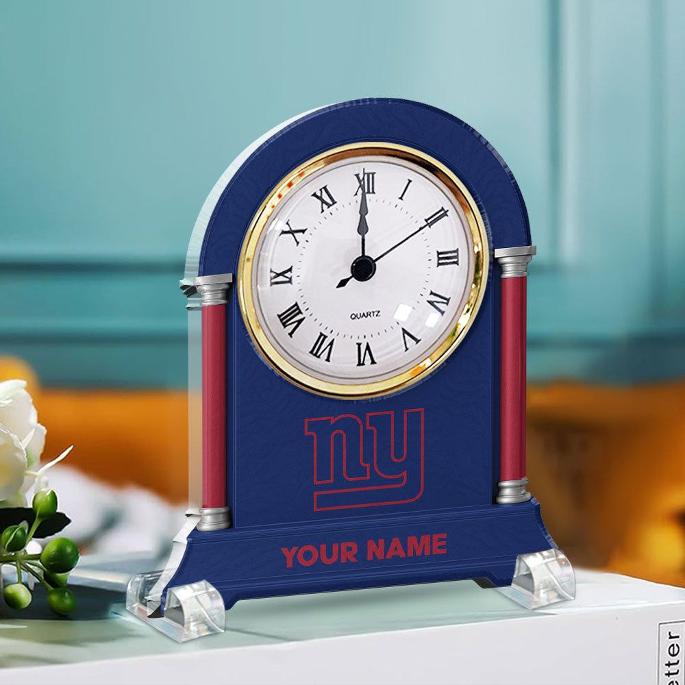 NFL All Team New Acrylic Clock Plaque For Home Custom Any Name 13