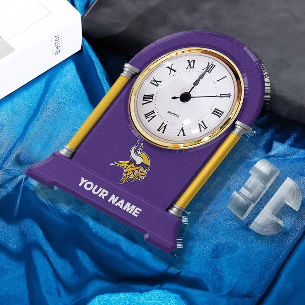 NFL All Team New Acrylic Clock Plaque For Home Custom Any Name 24