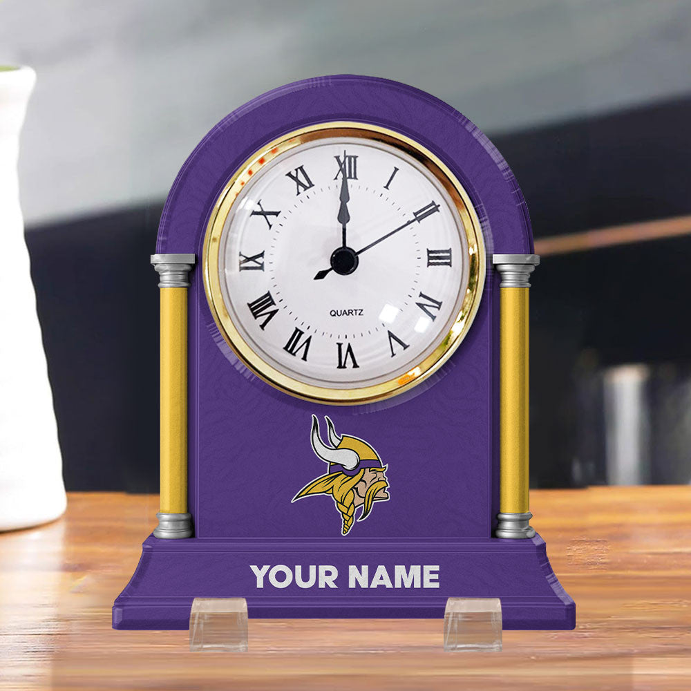NFL All Team New Acrylic Clock Plaque For Home Custom Any Name 24
