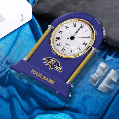 NFL All Team New Acrylic Clock Plaque For Home Custom Any Name 19