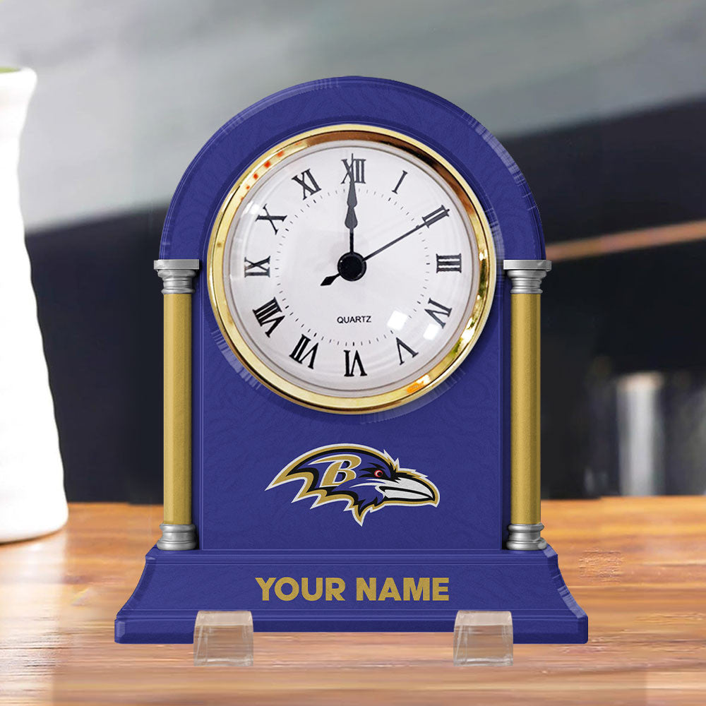 NFL All Team New Acrylic Clock Plaque For Home Custom Any Name 19