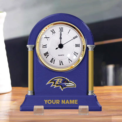 NFL All Team New Acrylic Clock Plaque For Home Custom Any Name 19