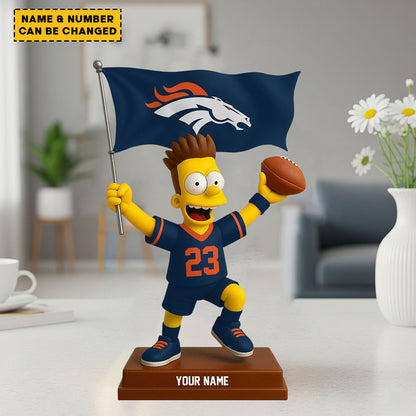 NFL And Simp Cartoon Character Acrylic Block Plaque For Home Custom Any Name 05