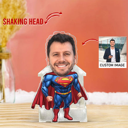 Supper Men Shaking Head Standee Upload Any Photo Gift For Fan