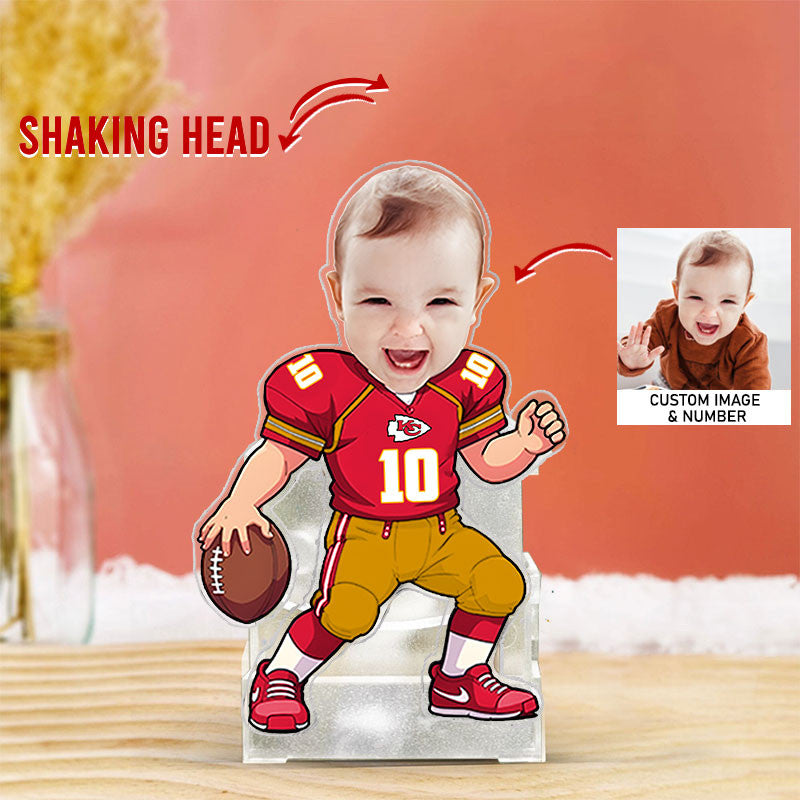 US Football Team Cute Shaking Head Standee Upload Any Photo Gift For Fan 17