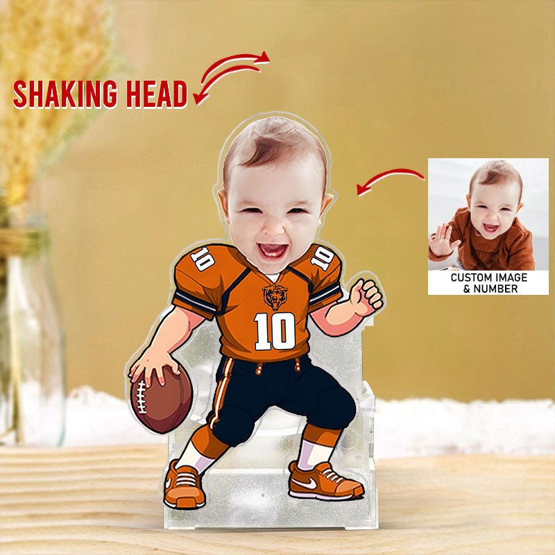 US Football Team Cute Shaking Head Standee Upload Any Photo Gift For Fan 07