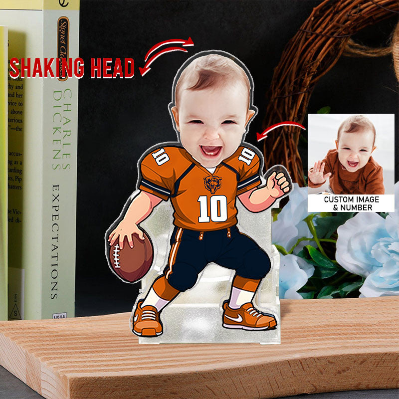 US Football Team Cute Shaking Head Standee Upload Any Photo Gift For Fan 07