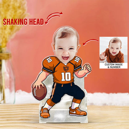 US Football Team Cute Shaking Head Standee Upload Any Photo Gift For Fan 07