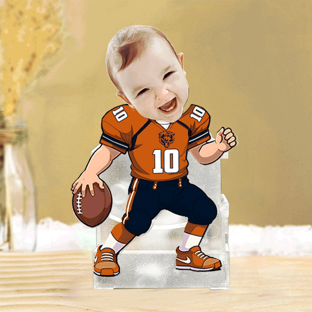 US Football Team Cute Shaking Head Standee Upload Any Photo Gift For Fan 07