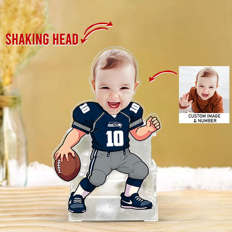 US Football Team Cute Shaking Head Standee Upload Any Photo Gift For Fan 29