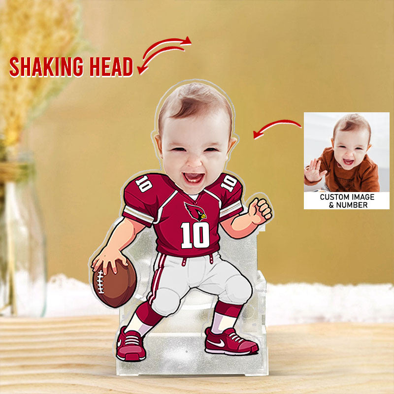 US Football Team Cute Shaking Head Standee Upload Any Photo Gift For Fan 02