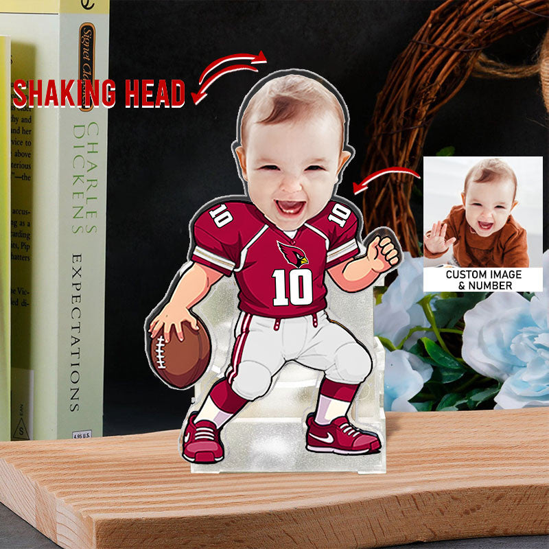 US Football Team Cute Shaking Head Standee Upload Any Photo Gift For Fan 02