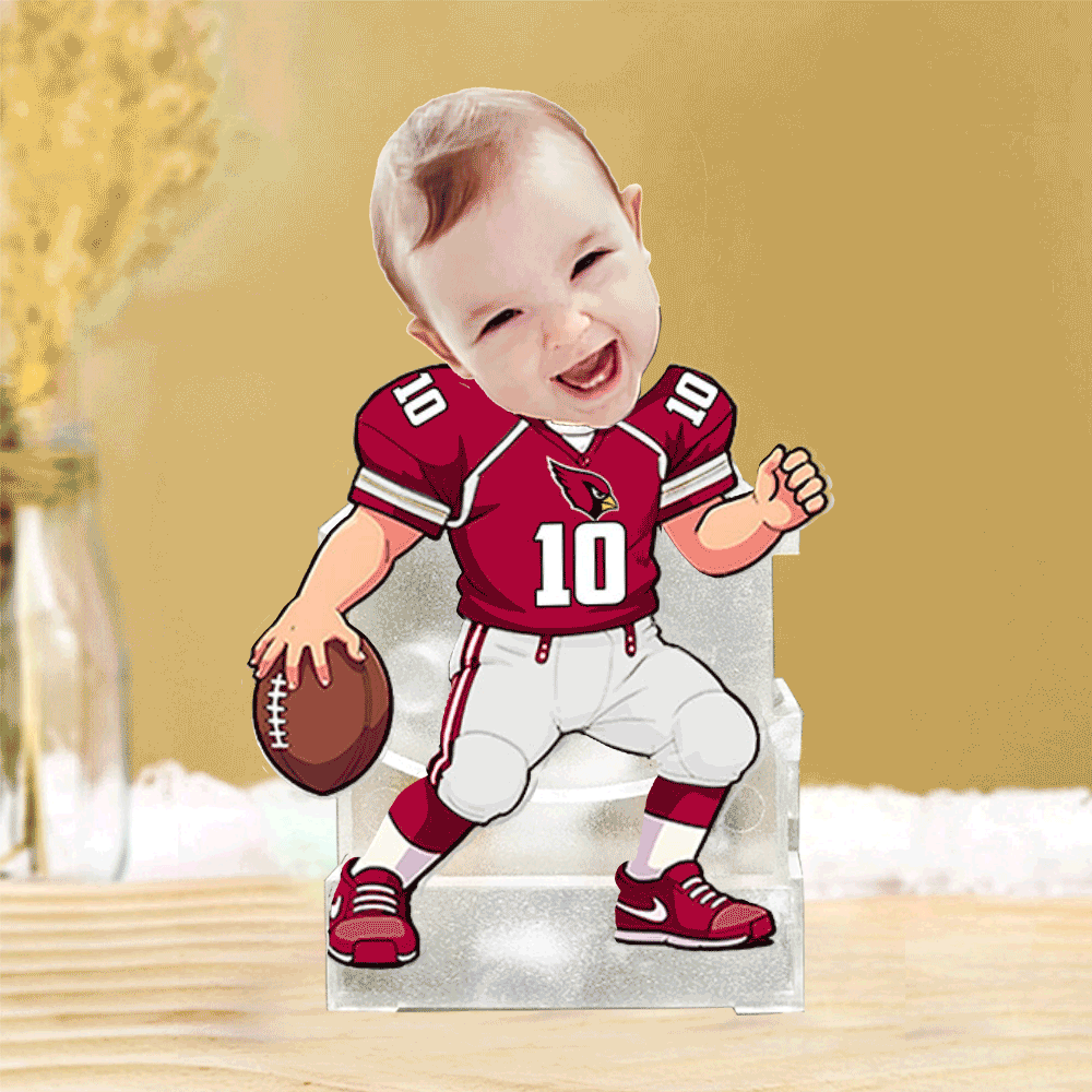 US Football Team Cute Shaking Head Standee Upload Any Photo Gift For Fan 02