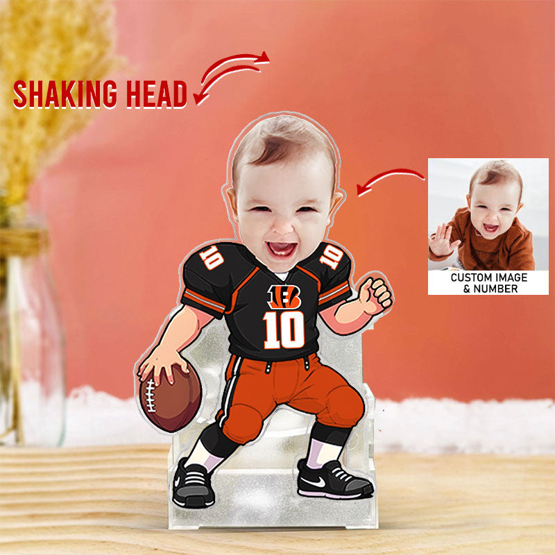 US Football Team Cute Shaking Head Standee Upload Any Photo Gift For Fan 09