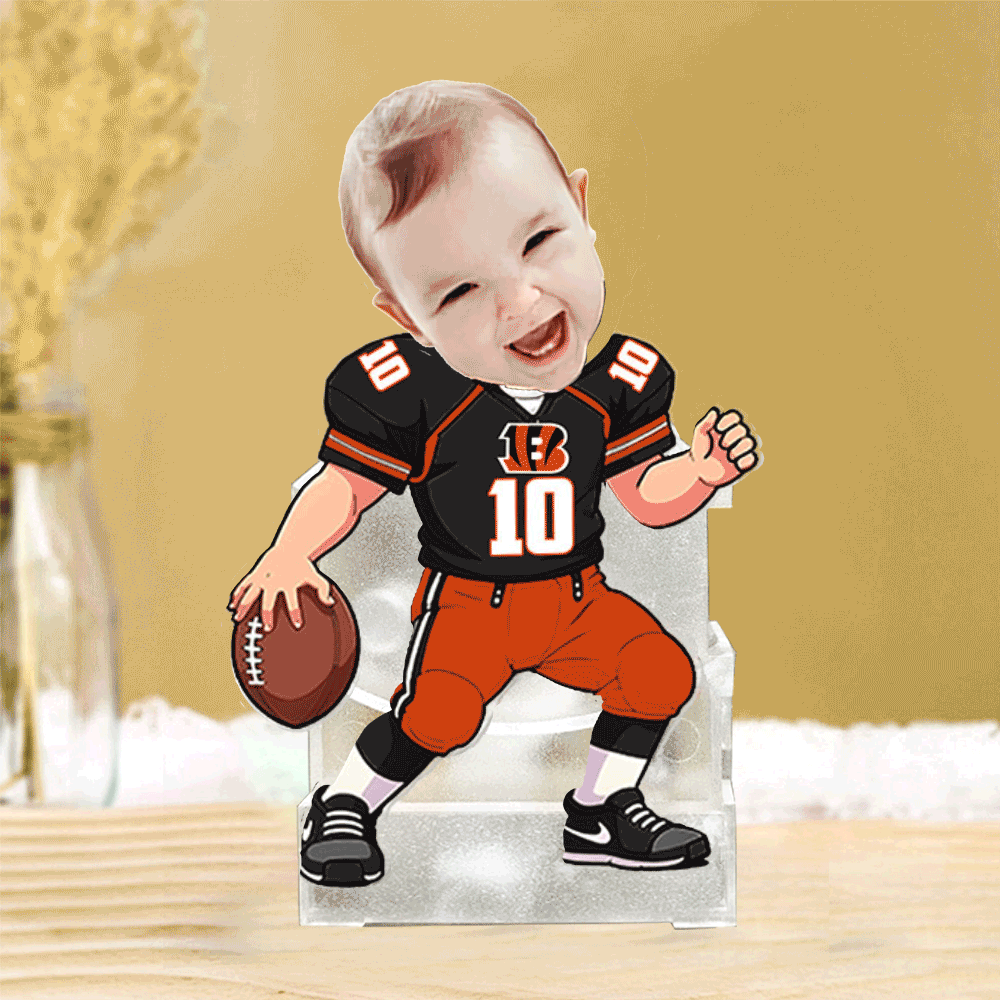 US Football Team Cute Shaking Head Standee Upload Any Photo Gift For Fan 09