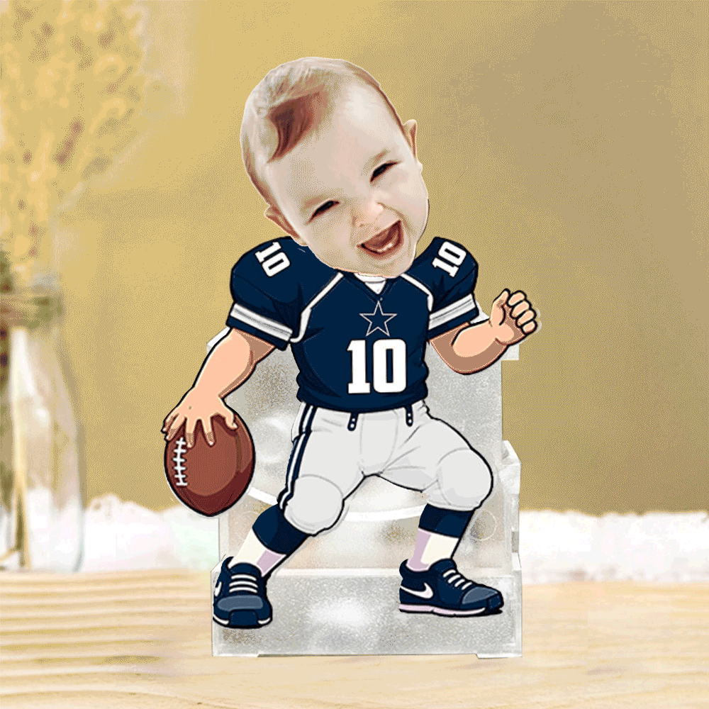 US Football Team Cute Shaking Head Standee Upload Any Photo Gift For Fan 11