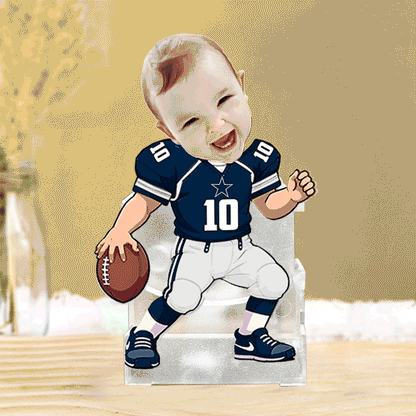US Football Team Cute Shaking Head Standee Upload Any Photo Gift For Fan 11