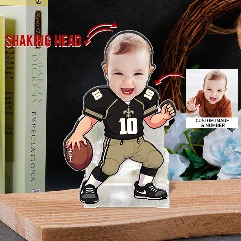 US Football Team Cute Shaking Head Standee Upload Any Photo Gift For Fan 24