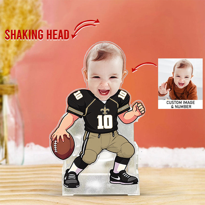 US Football Team Cute Shaking Head Standee Upload Any Photo Gift For Fan 24