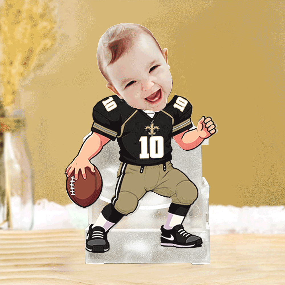 US Football Team Cute Shaking Head Standee Upload Any Photo Gift For Fan 24