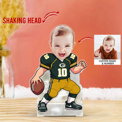 US Football Team Cute Shaking Head Standee Upload Any Photo Gift For Fan 13