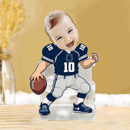 US Football Team Cute Shaking Head Standee Upload Any Photo Gift For Fan 15