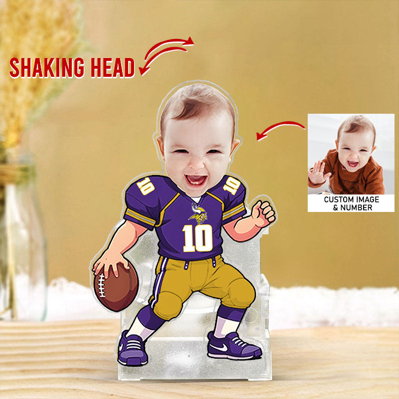 US Football Team Cute Shaking Head Standee Upload Any Photo Gift For Fan 08