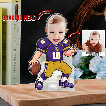 US Football Team Cute Shaking Head Standee Upload Any Photo Gift For Fan 08