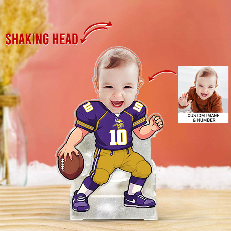 US Football Team Cute Shaking Head Standee Upload Any Photo Gift For Fan 08
