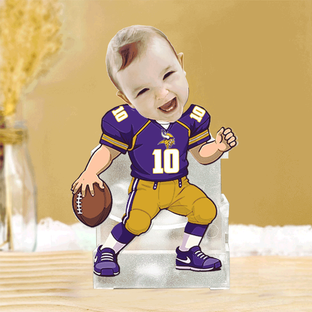 US Football Team Cute Shaking Head Standee Upload Any Photo Gift For Fan 08