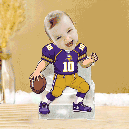US Football Team Cute Shaking Head Standee Upload Any Photo Gift For Fan 08