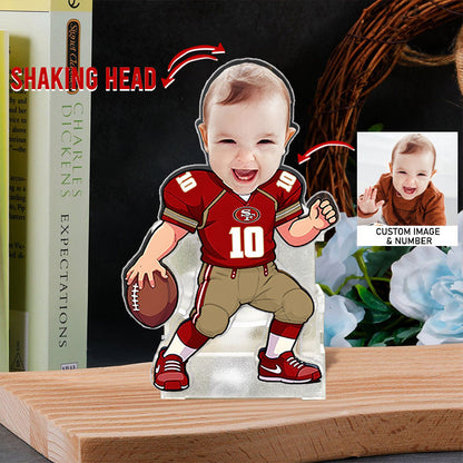 US Football Team Cute Shaking Head Standee Upload Any Photo Gift For Fan 28