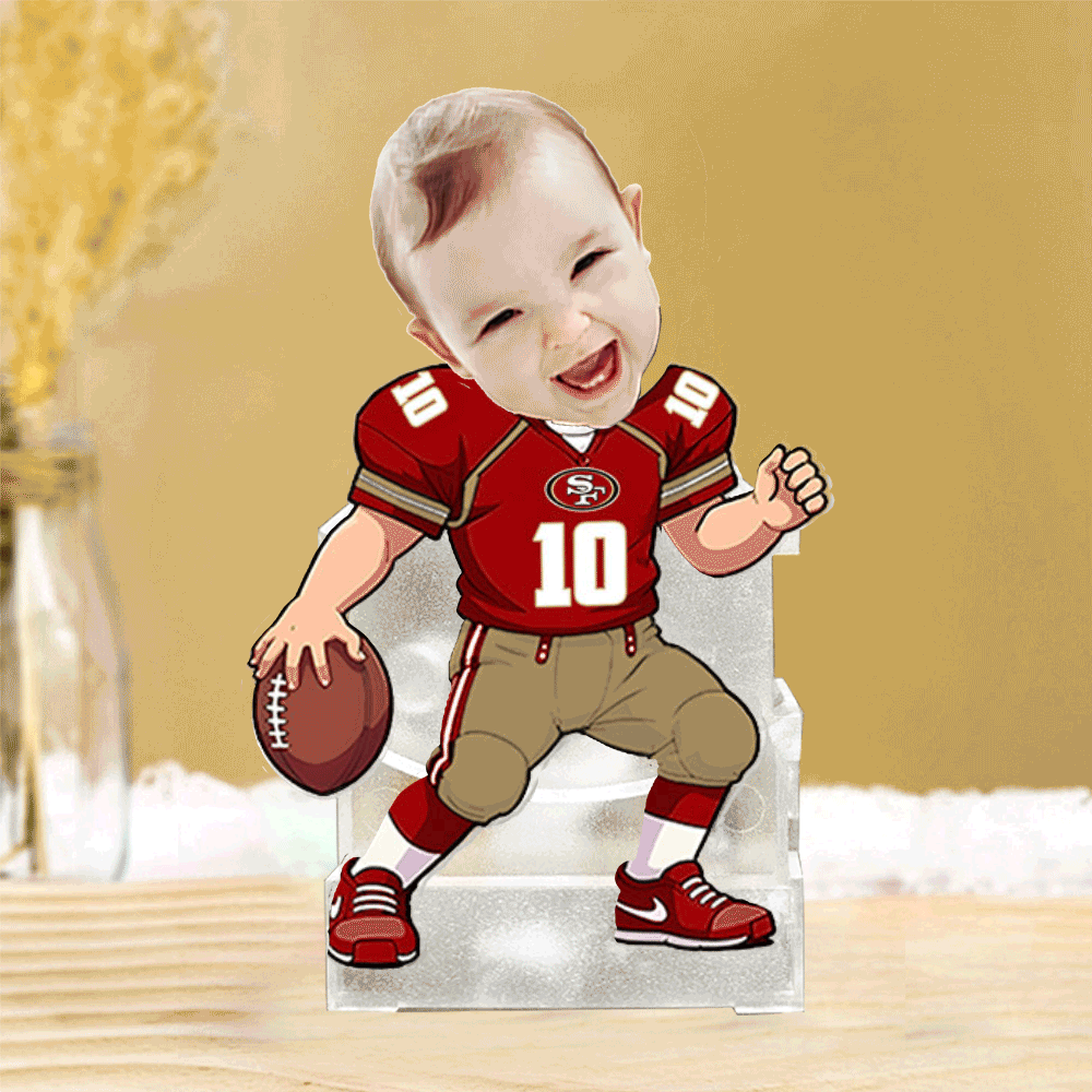 US Football Team Cute Shaking Head Standee Upload Any Photo Gift For Fan 28