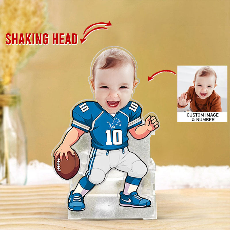 US Football Team Cute Shaking Head Standee Upload Any Photo Gift For Fan 01