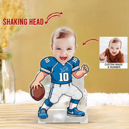 US Football Team Cute Shaking Head Standee Upload Any Photo Gift For Fan 01