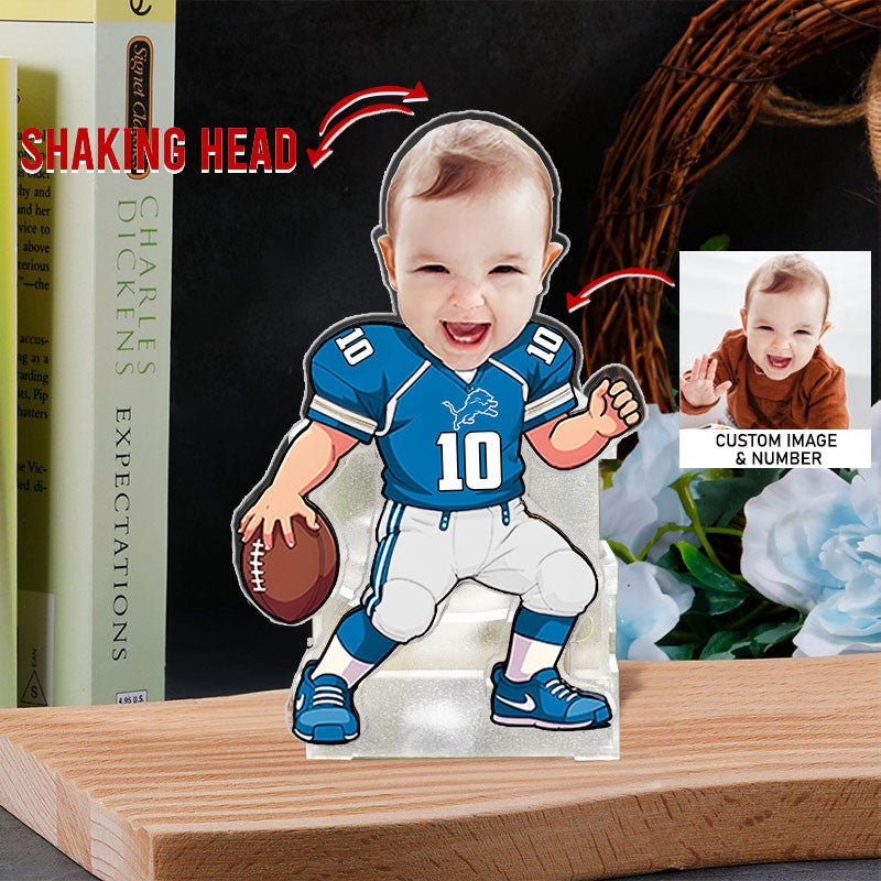 US Football Team Cute Shaking Head Standee Upload Any Photo Gift For Fan 01