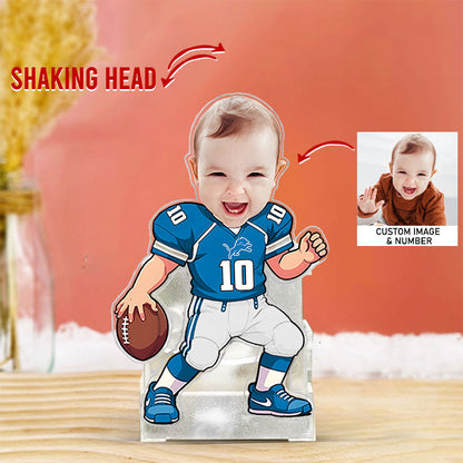 US Football Team Cute Shaking Head Standee Upload Any Photo Gift For Fan 01