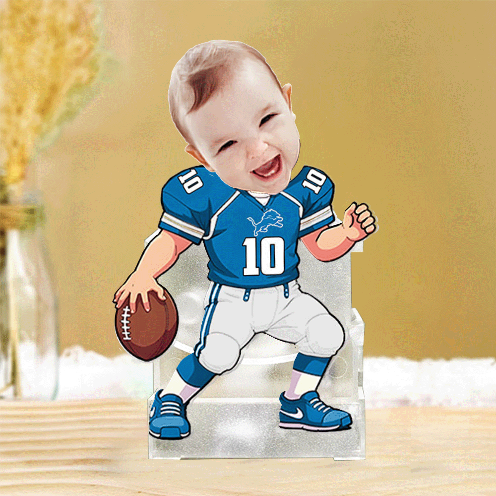 US Football Team Cute Shaking Head Standee Upload Any Photo Gift For Fan 01