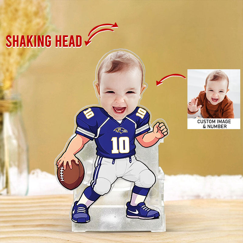US Football Team Cute Shaking Head Standee Upload Any Photo Gift For Fan 04
