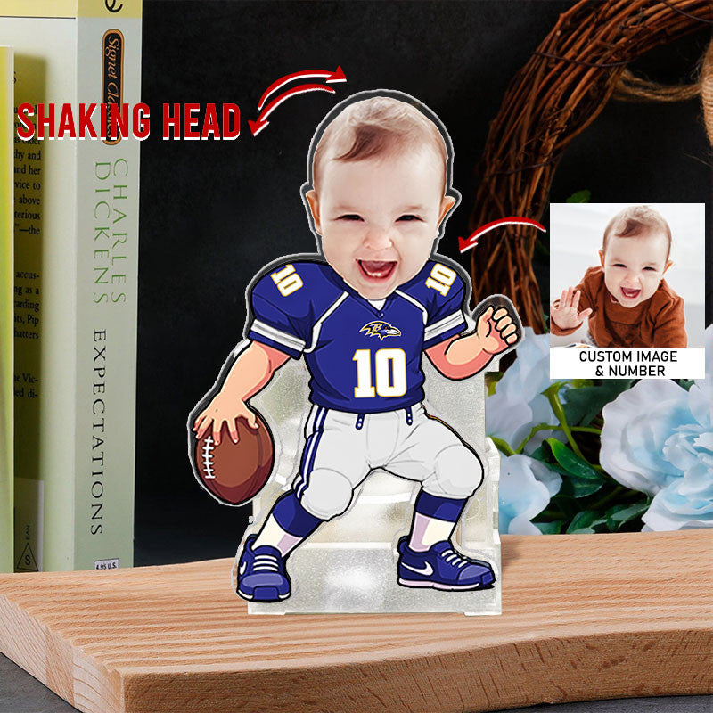 US Football Team Cute Shaking Head Standee Upload Any Photo Gift For Fan 04