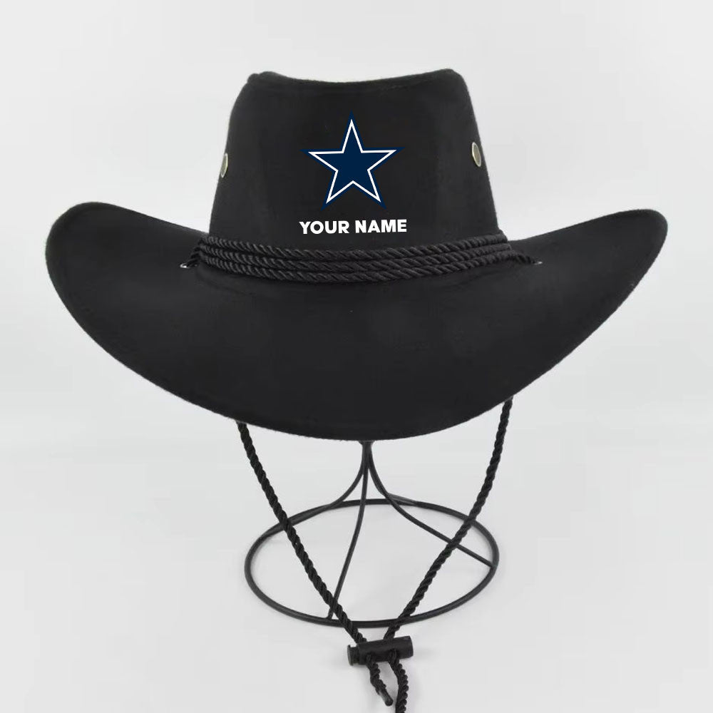 American Football New Cowboy Hat All Teams Personlized Name Gift For Fan 09