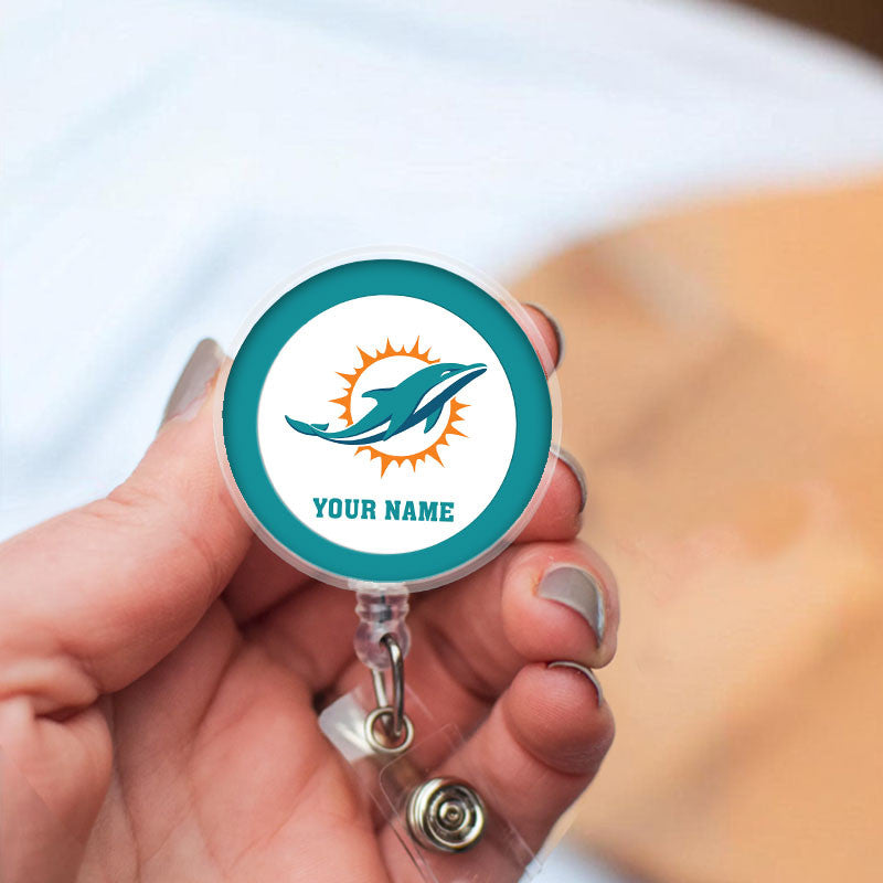 American Football Badge Reel Personalized Name Gift For Fans 14