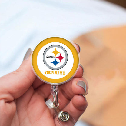 American Football Badge Reel Personalized Name Gift For Fans 16