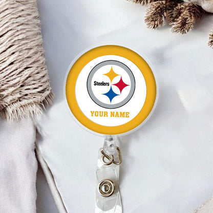 American Football Badge Reel Personalized Name Gift For Fans 16