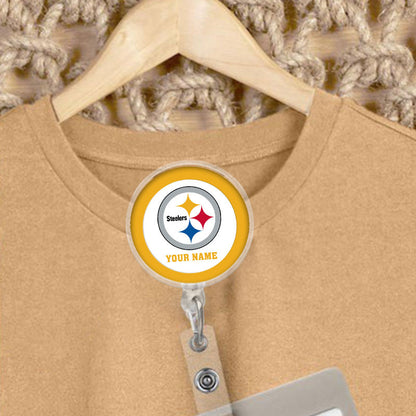 American Football Badge Reel Personalized Name Gift For Fans 16