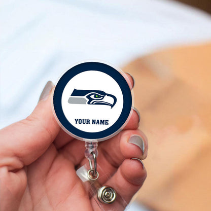 American Football Badge Reel Personalized Name Gift For Fans 21