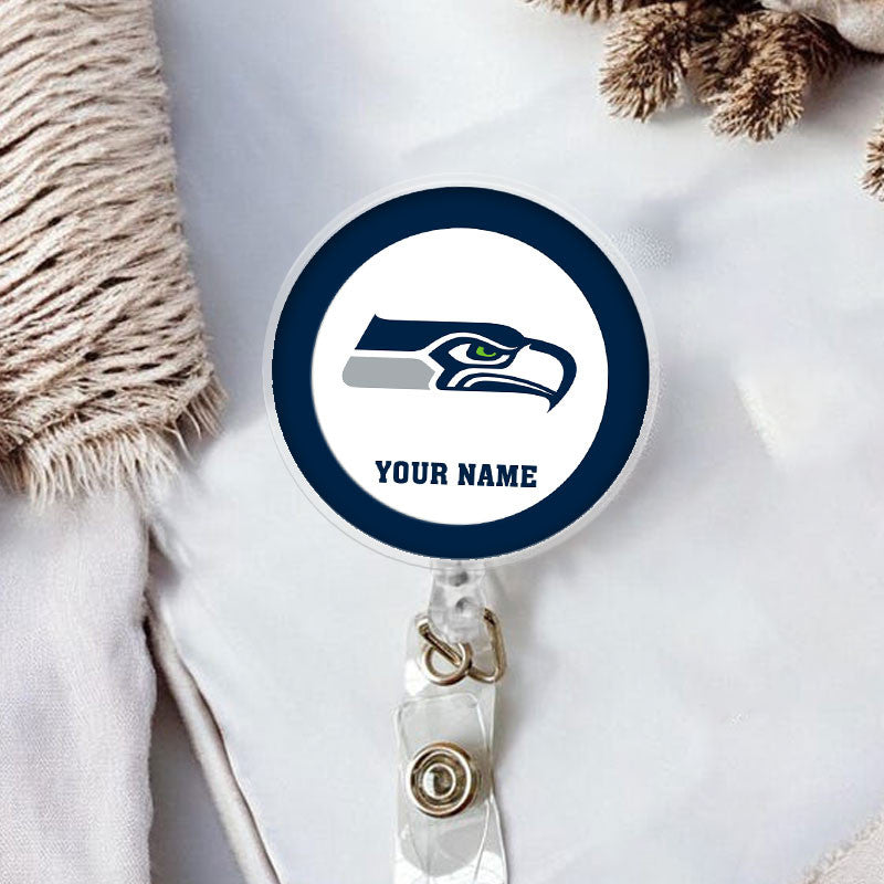 American Football Badge Reel Personalized Name Gift For Fans 21