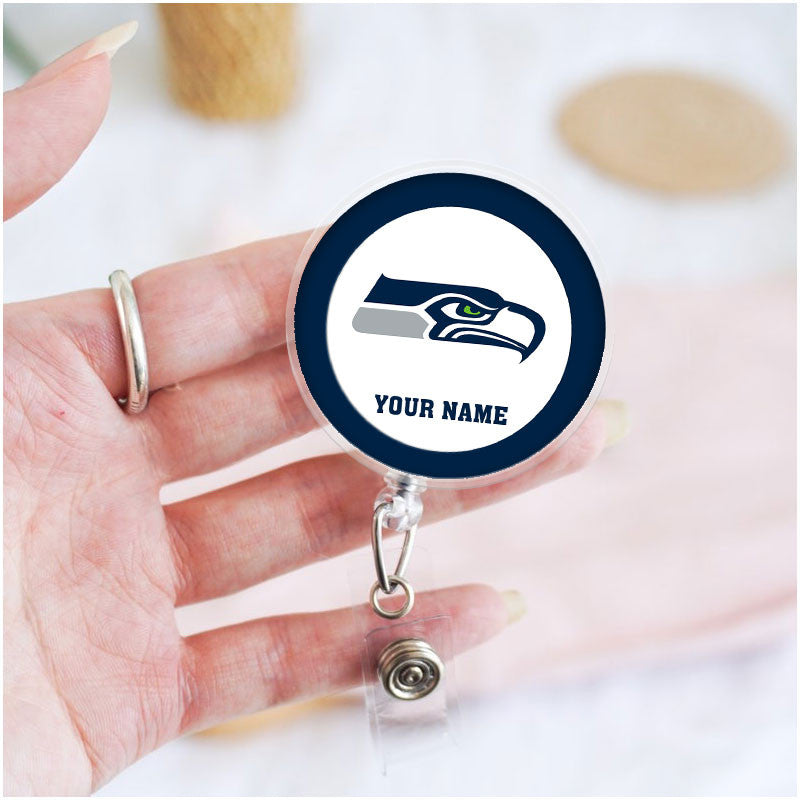 American Football Badge Reel Personalized Name Gift For Fans 21