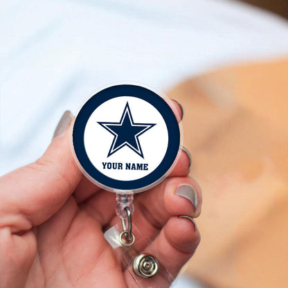 American Football Badge Reel Personalized Name Gift For Fans 06