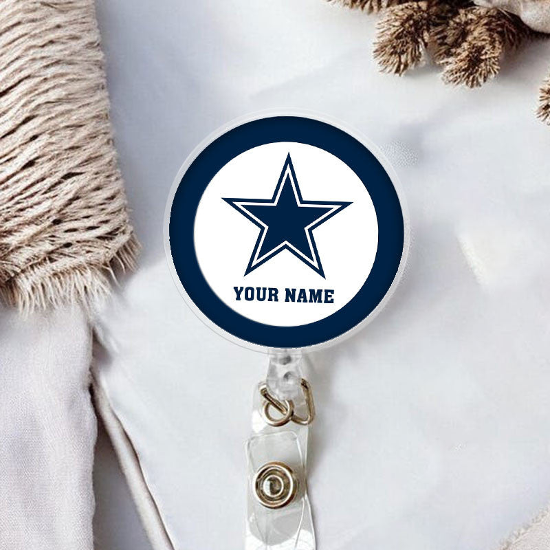 American Football Badge Reel Personalized Name Gift For Fans 06